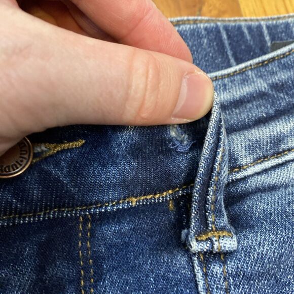 Judy blue‎ jeans women's 5 | 27x30 medium wash cargo jogger jb88779 no string - Picture 14 of 15